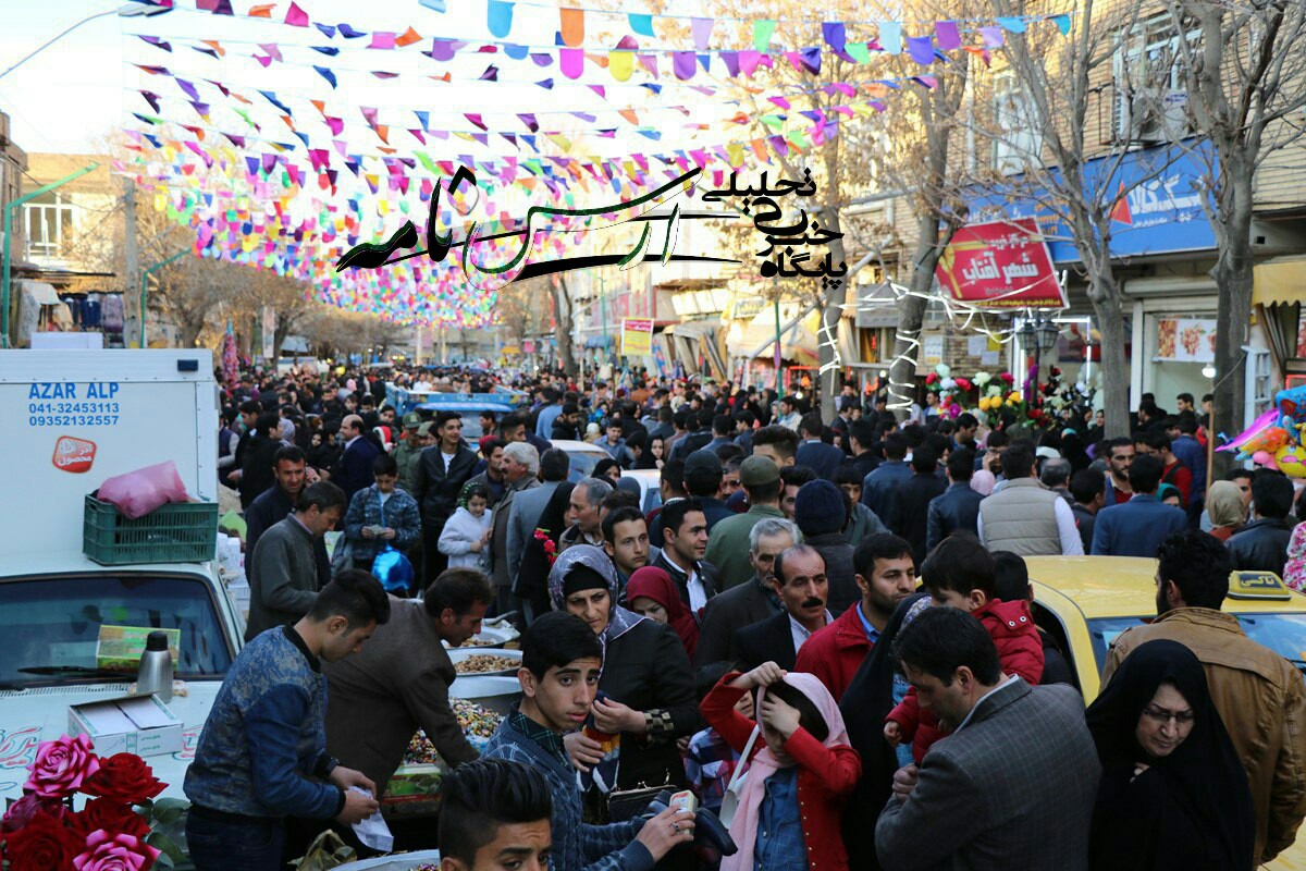 حال و هوای بازار چهارشنبه سوری و شور و شوق شهروندان اهری