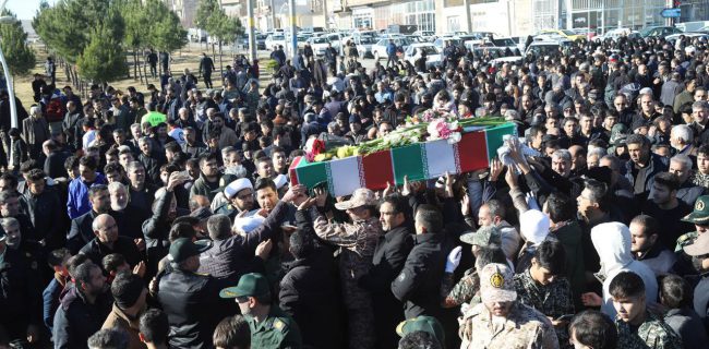 تشییع و تدفین قهرمان گمنام وطن در اهر