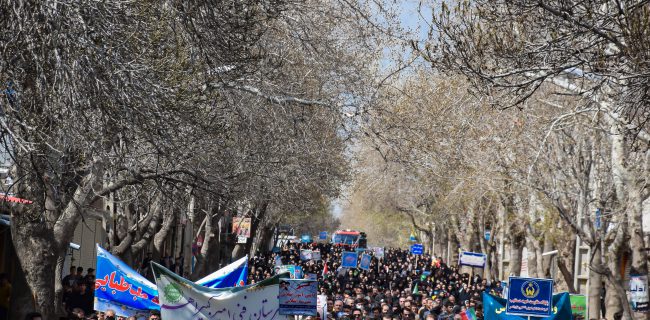 راهپیمایی بزرگ روز قدس در اهر